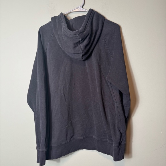 The North Face Women’s Black Hooded Sweatshirt White Lettering Size XL - Picture 4 of 5